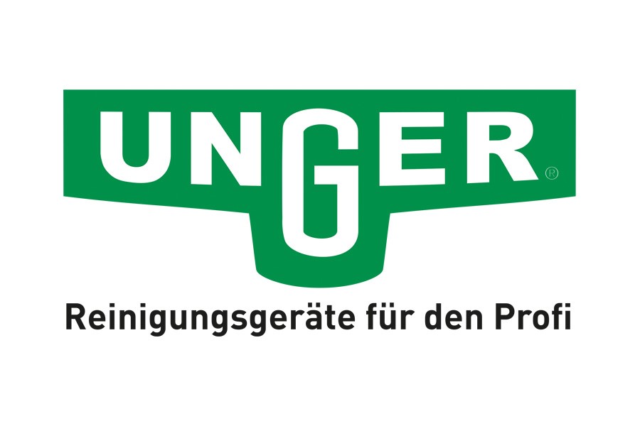Unger Logo – Fensterreinigungssysteme, Teleskopstangen und professionelle Glasreinigung
